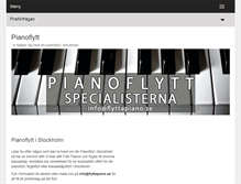 Tablet Screenshot of flyttapiano.se